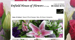 Desktop Screenshot of enfieldflowers.com.au