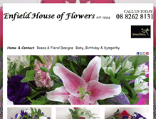 Tablet Screenshot of enfieldflowers.com.au